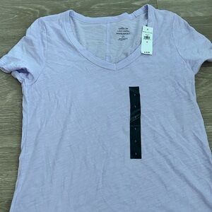 Banana Republic Gray Fitted Short Sleeve T-Shirt
